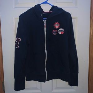 Tommy Hilfiger Navy Zip-up sweatshirt size medium